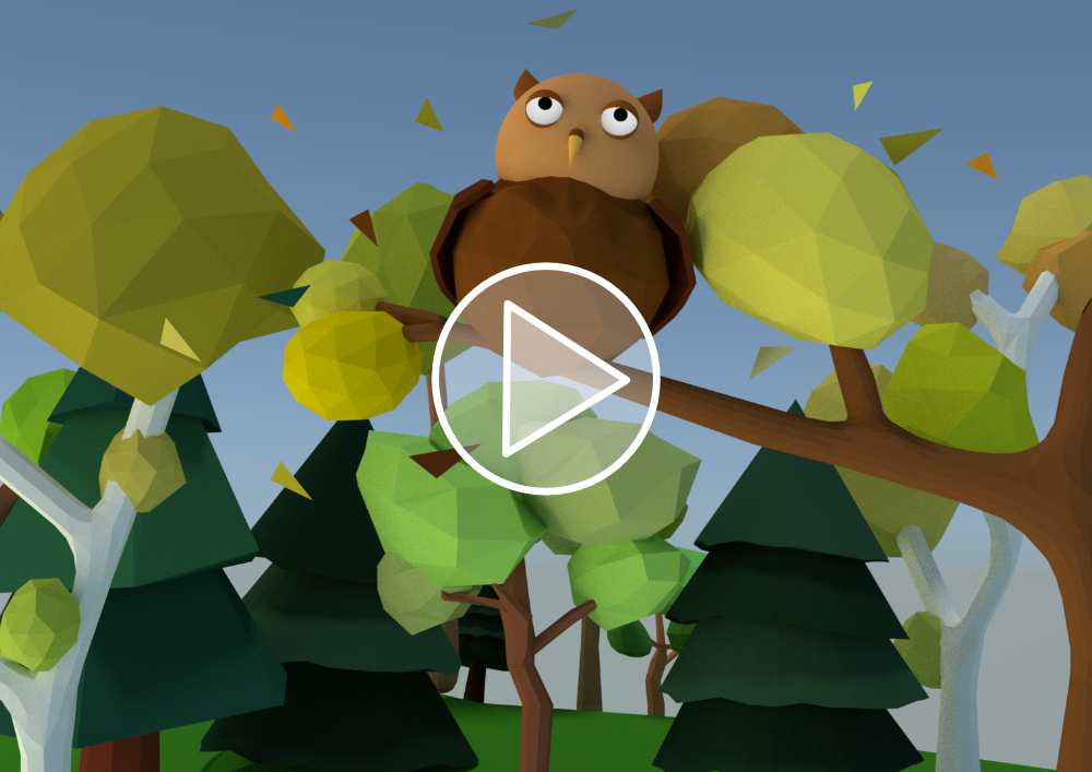 Animation 3D sur la déforestation